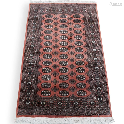 Oriental Red Silk Rug