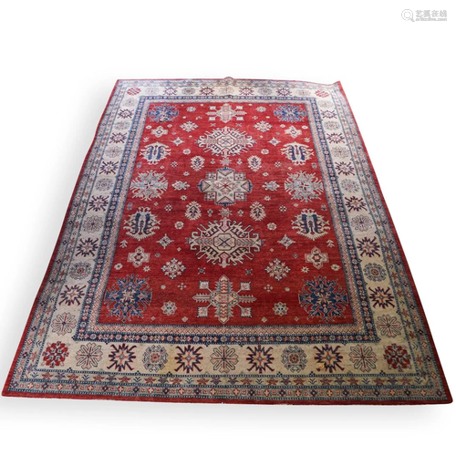 Large Oriental Wool Area Rug