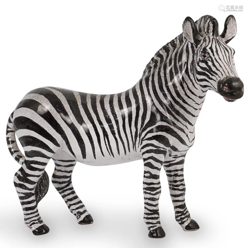 Italian Porcelain Zebra