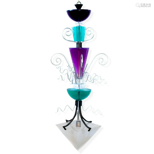 Van Teal Multi-Tier Acrylic Chandelier