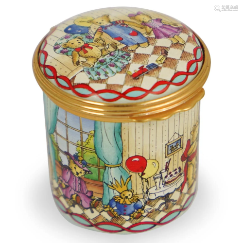 Halcyon Days Enamel Trinket Box