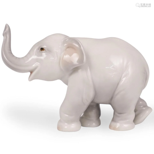 Lladro Porcelain Elephant