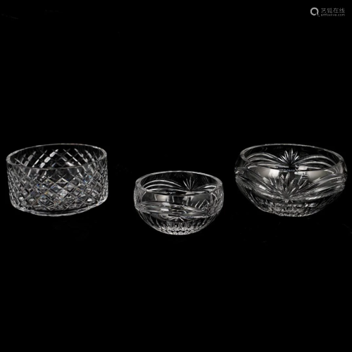 (3 Pc) Waterford Crystal Collection