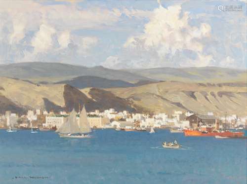 Norman Wilkinson (British, 1878-1971) Las Palmas and the Canary Islands