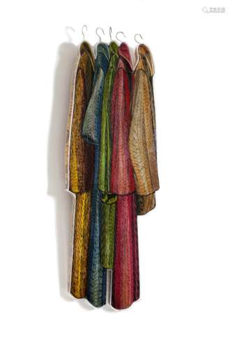 Pavlos (Pavlos Dionyssopoulos) (Greek, 1930-2019) Vestiaire 124 x 43 x 4.5 cm.