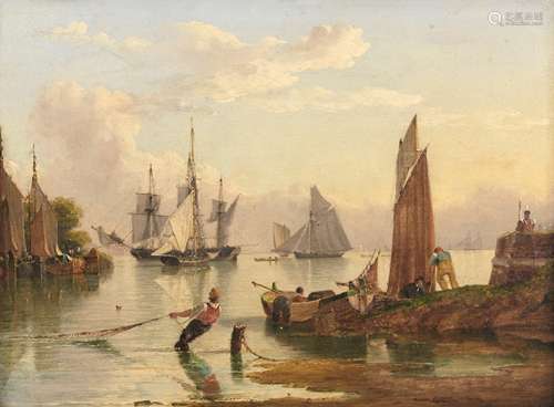 John Ward of Hull (British, 1798-1849) On the Humber