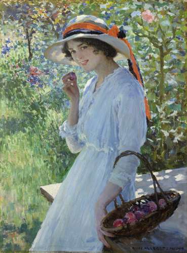 William Henry Margetson, RI, ROI (British, 1861-1940) Don't Tell!