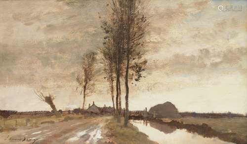 Edward Seago, RWS, RBA (British, 1910-1974) Marsh Loke near Hickling, Norfolk