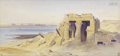 Edward Lear (British, 1812-1888) Kom Ombo, Egypt