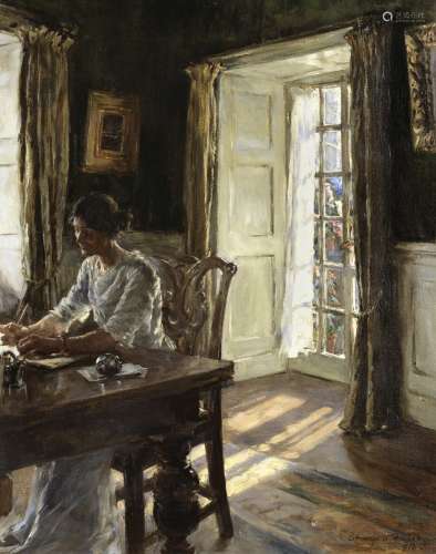 Stanhope Alexander Forbes, RA (British, 1857-1947) The Morning Room