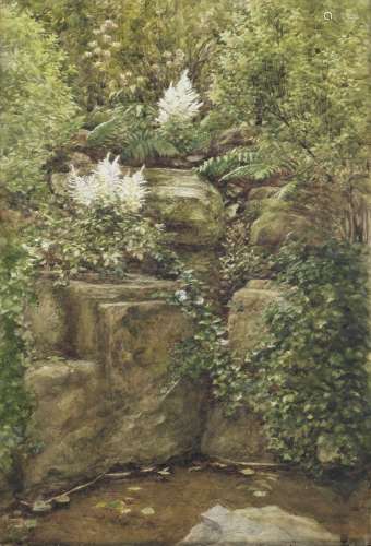 Sir Edward John Poynter, PRA, RWS (British, 1836-1919) The Rock Garden