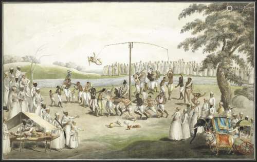 The hook-swinging festival (charak puja) Murshidabad, late 18th/early 19th Century