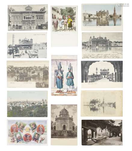 A collection of postcards of Amritsar and other Sikh subjects Europe, late 19th - early 20th Cent...