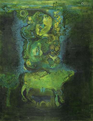 Amitava Das (Indian, born 1947) The Emerald Forest