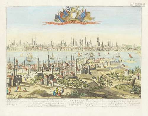A View of the City of Constantinople French School, 18th Century