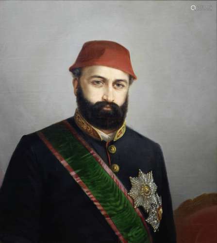 A portrait of the Ottoman Sultan Abdülaziz (reg. 1861-1876) Europe, 19th Century