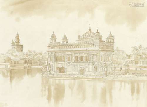The Golden Temple at Amritsar British School, early 20th Century
