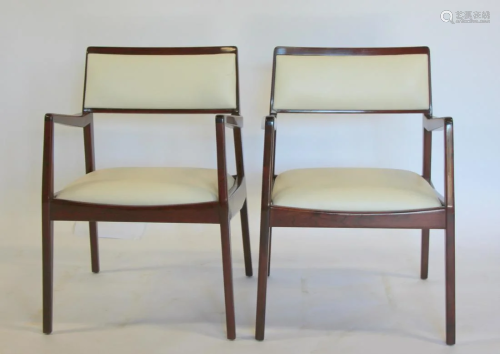 Midcentury Pair Of Arm Chairs .