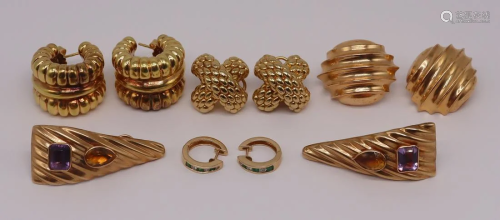 JEWELRY. Assorted 18kt Gold and 14kt Gold …