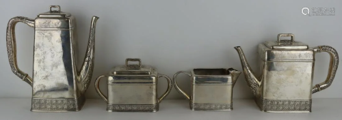 STERLING. 4 Pc. Tiffany & Co Sterling Tea S…