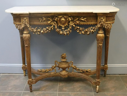 Antique Louis XV1 Style Finely Carved ,Giltw…