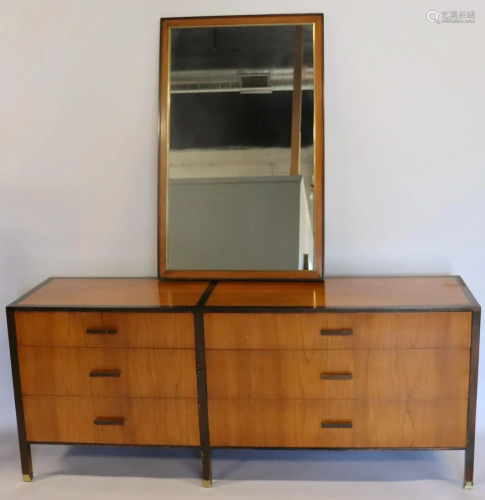 Harvey Prober Midcentury Chest And Mirr…