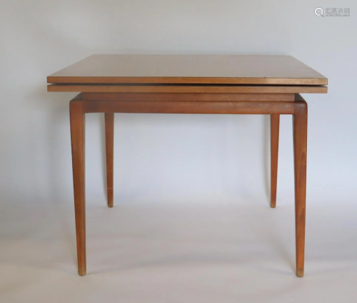 Midcentury Table With Extending Flit Top .
