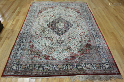Vintage And Finerely Hand Woven Carpet