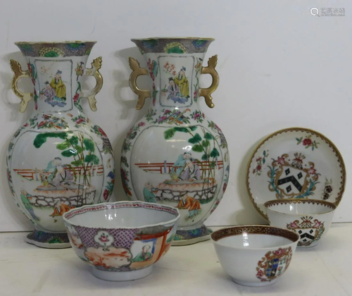 Grouping Of Chinese Export Porcelain Cabinet It…