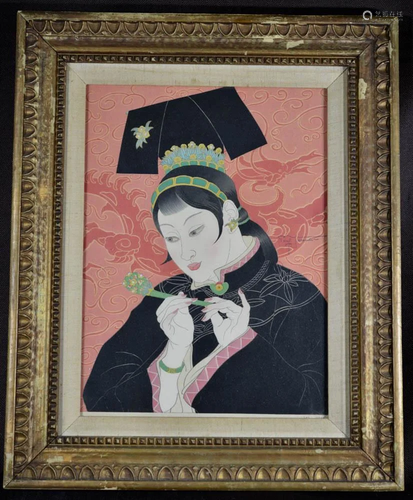 Japanese Wood Block Print - Paul Jacoulet