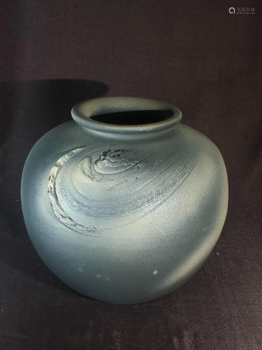 Japanese Studio Pottery Vase - dragon