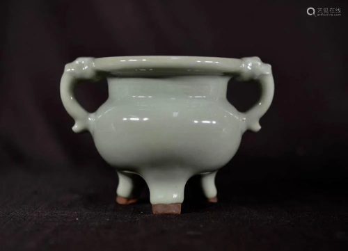 Chinese Celadon Porcelain Censer