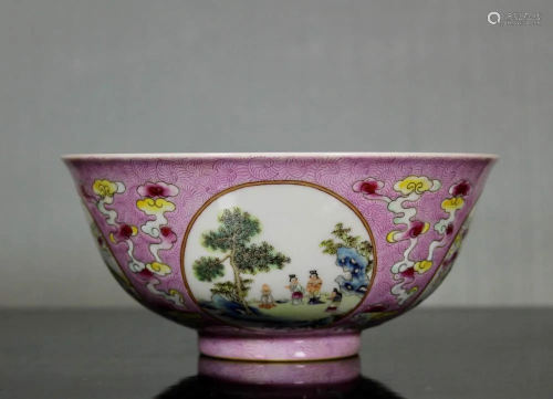 Chinese Porcelain Bowl with Underglazed bl…