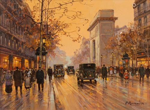 Paul Renard (French, 1941-1997) Paris Street S…
