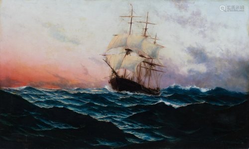 Edward Hoyer (British, 19th Century) Ship…