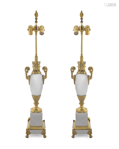 A Pair of Neoclassical Style Polished…