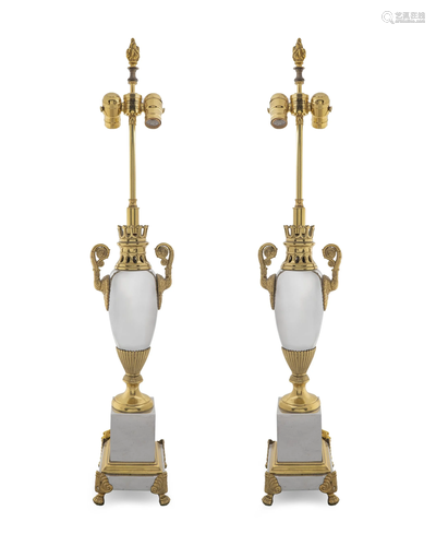 A Pair of Neoclassical Style Polished…