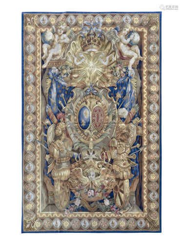 A Louis XIV Design Wool Tapestry Height 111…