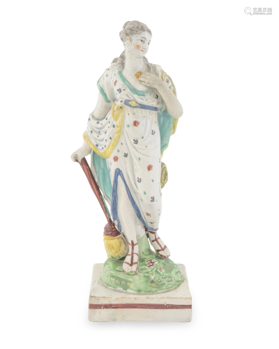 A Wedgwood Pearlware Figure of a Cla…