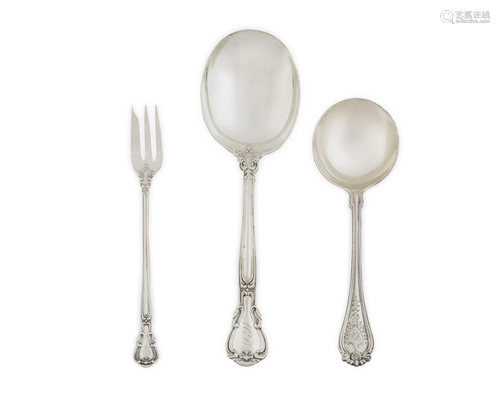 A Group of American Silver Flatware