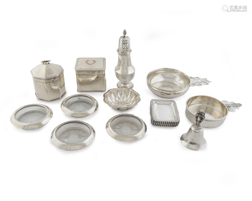 A Group of English and American Silver and …