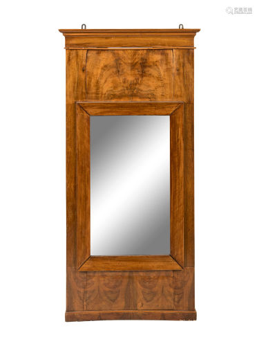 A Neoclassical Mahogany Mirror
