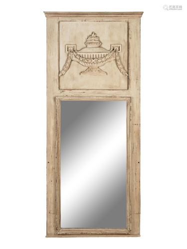 An Italian Painted Painted Pier Mirror