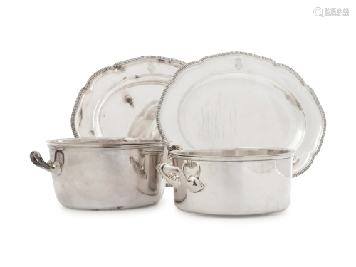 A Group of Three Elkington & Co. Silver-Plate…