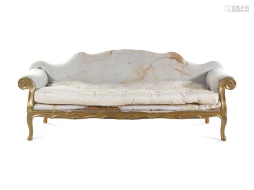 A Venetian Style Giltwood Sofa