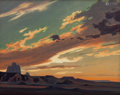 Ed Mell (American, b. 1942) Evening Cast/ M…