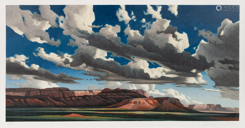 Ed Mell (American, b. 1942) Vermilion Cliffs, …