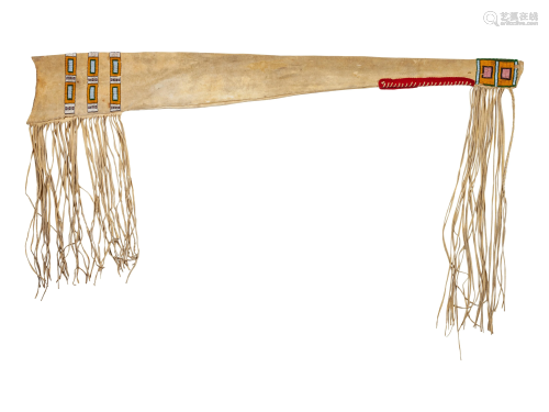 Northern Plains Beaded Hide Rifle Scabba…