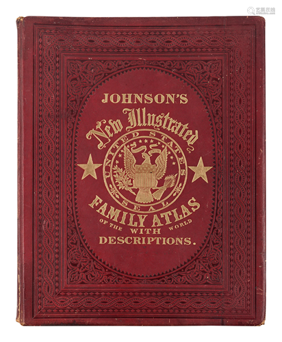 [MAPS & ATLASES]. JOHNSON, Alvin Jewett (…