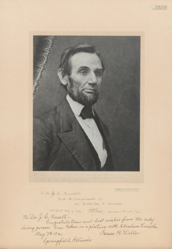 LINCOLN, Abraham (1809-1865). GERMAN, …
